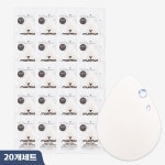 머머 베이비퓨어 순식물성 곤약스펀지 물방울 수분형 20개입 박스세트 아기목욕 세안퍼프 : 머머