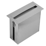 거울뒤 매립형 핸드타올케이스 페이퍼타올 거치대 휴지걸이 J3729 하단 잠금 장치 : 천위안상점