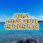(주중) 부산출발 대마도 2박3일 노천탕 전기자전거&차량 투어 여행 일정 : 플라이투더월드