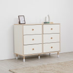 3단 4단 5단 원목 와이드 서랍장 수납장 Z2-241015-4 : 해피데이33