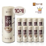 청수국수 진공반죽(업소용,원통형) 1.5kg x 10개(1BOX,150인분)위생장갑 50매 1개 증정 : 청수푸드마켓