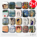 명화에어팟케이스 에어팟 1세대 2세대 케이스 고흐 별이빛나는밤에 : 케이스파는남자.