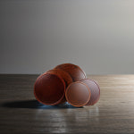 두레반 반상 손님 초대상 원상 둥근 밥상 : 키미mall