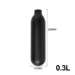 TUXING 에어탱크 1 병 3000PSI 실린더 18CI 둥근 300CC M18 바닥 고압 3L 호환량 5 0 CO2 200BAR 알루미늄 : 행쇼물류29