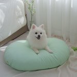 6가지 포근한 무지 컬러 강아지 쿠션 커버분리형 방석 세트 : 왈왈 walwal