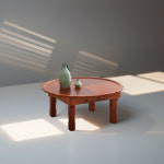 두레반 반상 손님 초대상 원상 둥근 밥상 : 키미mall