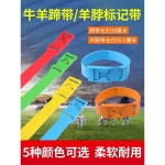 소 태그 가축 인식표 벨트 시스템 목초지 소 양 식별 1. 소발 머프38cm 레드 10개 : 구미토리