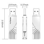 USB U PC C 스마트폰 A 32GB 64GB 드라이브 펜 플래시 안드로이드 메모리 : 장미코알라