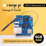 데모보드 3 전원 Orange WiFi5 공급 플래시 H618 옵션 RAM 장치 Zero : 장미코알라
