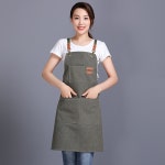 미용실 앞치마 공방 화방 미술 작업용 네일샵 카페 바리스타앞치마 : 은찌