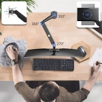 가스 스프링 모니터 암 32인치, 싱글 모니터 마운트, 싱글 모니터 암, 싱글 모니터 데스크 마운트, VESA 마운트, 컴퓨터 모니터 스탠드, 모니터... 