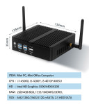 미니PC 8USB 4500U 우분투 미니 i7 Win10/11 VGA i5 인텔 이더넷 : 장미코알라