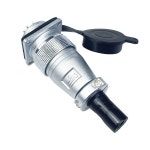 ToolBox P24 PLS24 항공 플러그 소켓 수 암 도킹 스퀘어 플랜지 하이 퀄리티 산업용 커넥터 6 10 12 19핀 : 툴박스 TOOLBOX 샵