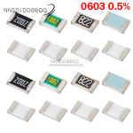 50PCS SMD 저항 0603 0.5% 1R  1M 1/10W 0 1 10 100 150 220 330 470 ohm 1K 2.2K 10K 100K 1M 0R 1R 10R 10 : 수정공구3