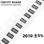 SMD 칩 저항기 2010 5% 3/4W 0R - 10M 1 10 47 100 220 470 Ohm 1R 10R 100R 150R 220R 470R 1K 2.2K 4.7K 10K : 수정공구3