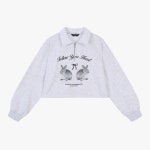 더데이걸 래빗 반집업 카라 스웻셔츠 TGMA24T06 : NC엑스코점 더데이걸