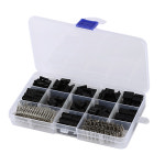 하우징 터미널 핀 키트 2.54MM 암 듀폰 케이블 620개 커넥터 와이어 수 및 점퍼 헤더 크림프 : 넥스트러너