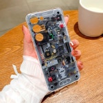 레고 내부 투명 갤럭시 노트20 S24 케이스 : 짝꿍케이스