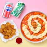 [선물하기] 달토끼의떡볶이흡입구역 떡볶이+치킨 가라아게 세트 : BCON