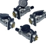 ToolBox P24 PLS24 항공 플러그 소켓 수 암 도킹 스퀘어 플랜지 하이 퀄리티 산업용 커넥터 6 10 12 19핀 : 툴박스 TOOLBOX 샵