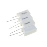 5 Pcs 5W 수직 시멘트 저항 5.6R 6.2 6.8 8 8.2 10 12 15 18 R 20 22 24 27 30 33 36 39Ohm 43 47 50 51 56 62 68 : 수정공구3