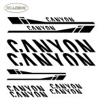 MTB 도로 자전거 프레임 스티커 CANYOU 헤드 튜브 방수 안티 페이드 조각 공예 사이클링 레이싱 더트 키트 데칼 : 유니크선