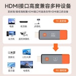 무선 HDMI 무선 연장기 송수신기 1080P 디스플레이 동글 고화질 전송 TV 프로젝터 무선50m 송신기1개 + 수신기1개(유형 B) : 조이로이몰