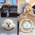 애견샾 간판 강아지 애견 미용실 동물병원 미용 홍보 펫샵 조명 68cm 시바견 : 재민이네4