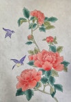 모란 민화 직사각형 230x 320 : 키트닷컴