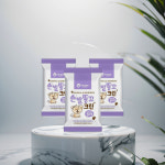 반려견 애견 강아지 손 발 산책 물티슈 세정제 3개입 : 컨피던스유통