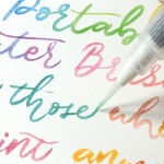 쿠레타케 워터브러쉬 미니소 캘리그라피 붓펜 수채화 물붓 컬러링 그림그리기 : 한국서예유통