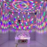 노래방몰 조명 LED밀러볼 리모컨으로 간단 조작 어디서나 노래방 연출 가능-가정에서 사용 가능한 AC코드 선택 : 노래방몰