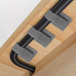 멀티탭정리함 전선정리 클립 케이블정리 벨크로 찍찍이 20개 : MD글로벌