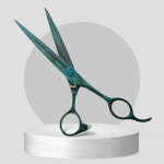 버즈가위 M-G3750 그린 티타늄 코팅 블런트가위 7.5인치 날렵하고 고급스러운 칼라 : 왈왈쇼핑