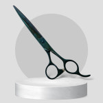 버즈가위 M-G3750 그린 티타늄 코팅 블런트가위 7.5인치 날렵하고 고급스러운 칼라 : 왈왈쇼핑