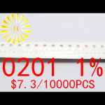 0201 1% 칩 저항기 1R-10M SMD 저항기 x 10000PCS : 수정공구3