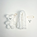 기본 모루 인형 만들기 패키지 올인원 세트 키트A 뽀글 화이트 : 나이스셀러