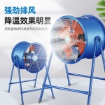 산업용 배기팬 환풍기 환기팬 축류 팬 공업용 작업장 (위치형) 500-4P 중속/220V 전동선 : Alliwant