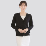 샵피라 S0619 브이넥 병원 간호사 가디건 간호복 유니폼 : 샵피라