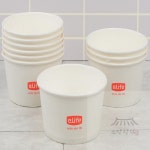 소망상점 분식용기 10P 떡볶이컵 종이밥그릇 일회용대접 : 생활용품추천 소망상점