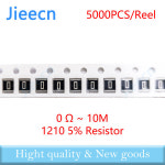 Jieecn 1210 J 5% SMD 저항기 0R-10M 1/2W 0 1 10 100 150 220 330 ohm 1K 2.2K 4.7K 10K 100K 1R 10R 100R 1 : 수정공구3