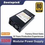550W 모듈러 플렉스 1u 90V-264V ATX 미니 스위칭 pc 전원 공급 장치 4cm 냉각 팬 110v 서버 psu 용 : 수정공구