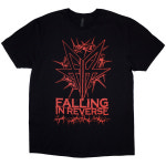 폴링 인 엘피(Falling in LP) | 공식 FALLING IN REVERSE 폴링 인 리버스 Thorns 반팔 티셔츠 : 매드몽키