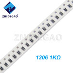 5000Pcs 1206 0R  10M SMD 저항 1/4W 1K 2.2K 4.7K 10K 100K 1R 10R 100R 150R 220R 330R 옴 : 수정공구3