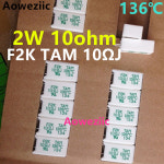 개/몫 수직 시멘트 저항 10 W 10RJ 2W10R 2W10Ohm 세라믹 저항 F2K100J13 F2K tab10 J 136 : 수정공구3