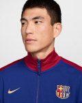 FC 바르셀로나 아카데미 프로 홈 나이키 남성 드라이 핏 축구 앤썸 재킷 FN9625-455 Deep Royal Blue/Noble Red/Club Gold : 커먼바잉