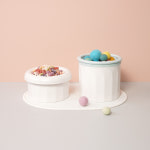 보울보울 고양이 강아지 밥그릇 식탁 헬로테일 세트 7cm : 보울보울