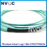 8C MPO 암 Senko-4 x 듀플렉스 LC/UPC MM OM3 8 코어 3.0mm 미니 원형 케이블 2.0mm 팬 출력/브레이크 아웃 2M 광섬유 패치 코드 5 개... 