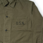 콜림보 COLIMBO HERRINGBONE TWILL CLOTH U.S N. WORK JKT. (N-3) CUSTOM (Olive Drab) : 네스트 스토어