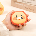 카카오프렌즈 얼굴형 손난로 보조배터리 C타입 충전 5000mAh, 핑크 후드 춘식이 : 주식회사 리튬포어스